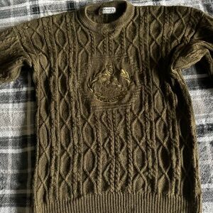 Men’s Vintage Burberry Wool Sweater M
